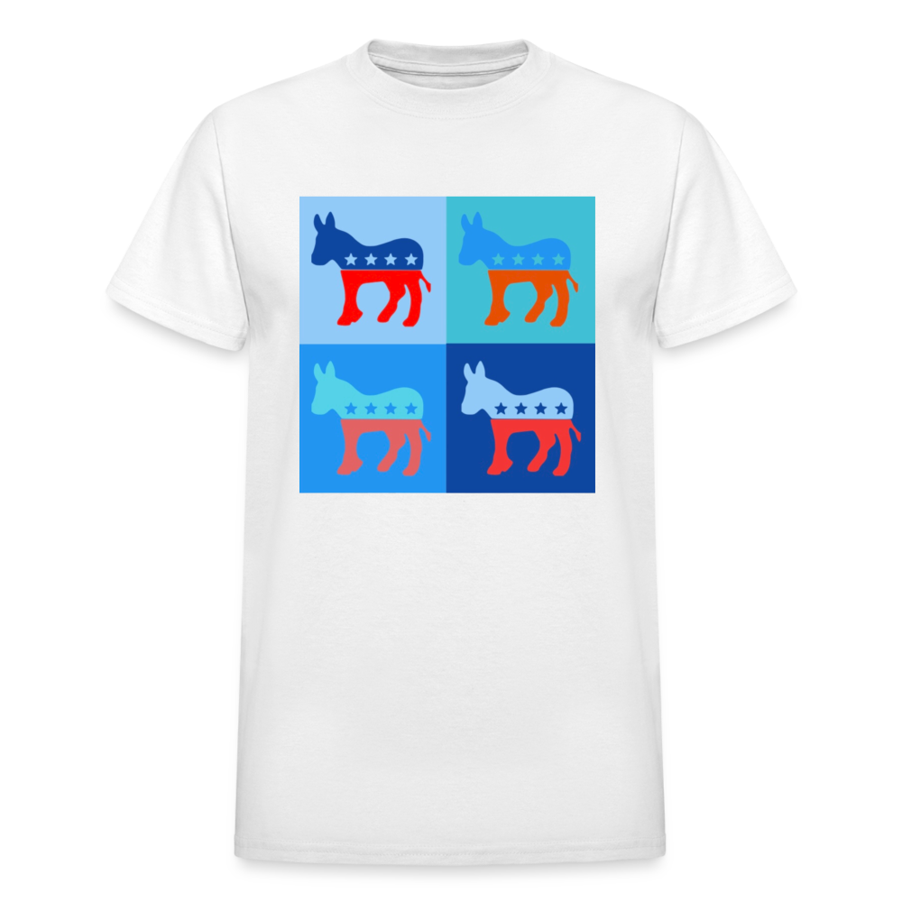 DEM DONKEY TEE - white