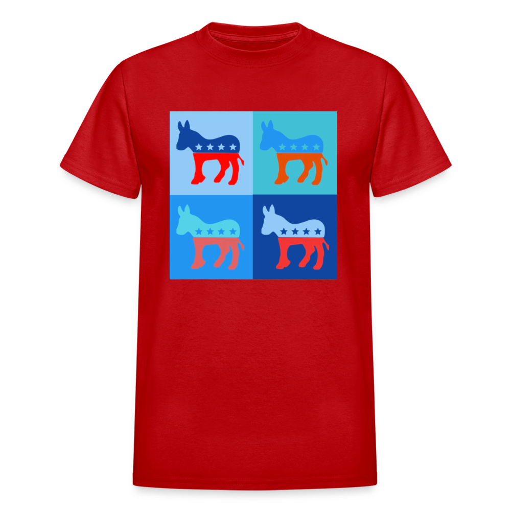 DEM DONKEY TEE - red