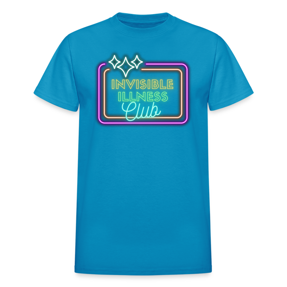 INVISIBLE ILLNESS CLUB TEE - turquoise