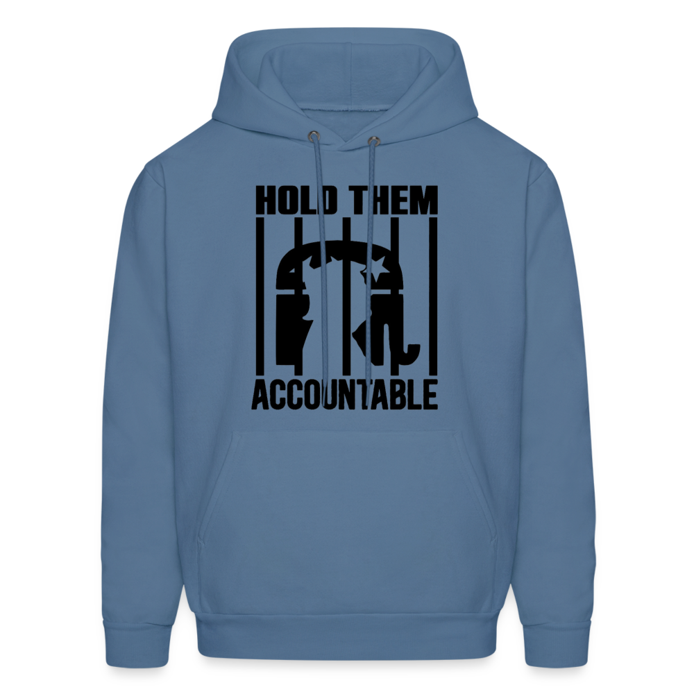 HOLD THEM ACCOUNTABLE HOODIE - BLACK DESIGN