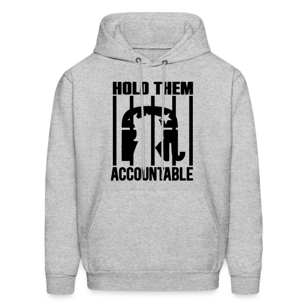 HOLD THEM ACCOUNTABLE HOODIE - BLACK DESIGN