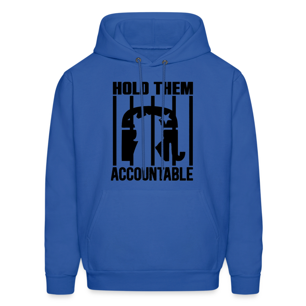 HOLD THEM ACCOUNTABLE HOODIE - BLACK DESIGN