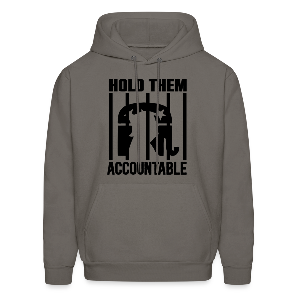 HOLD THEM ACCOUNTABLE HOODIE - BLACK DESIGN