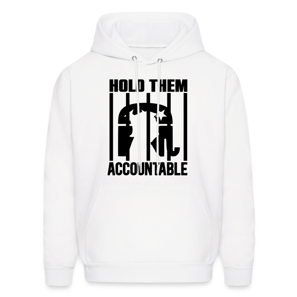 HOLD THEM ACCOUNTABLE HOODIE - BLACK DESIGN