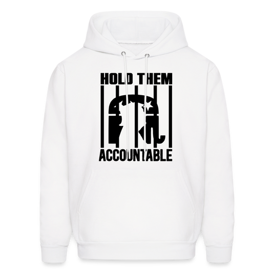 HOLD THEM ACCOUNTABLE HOODIE - BLACK DESIGN