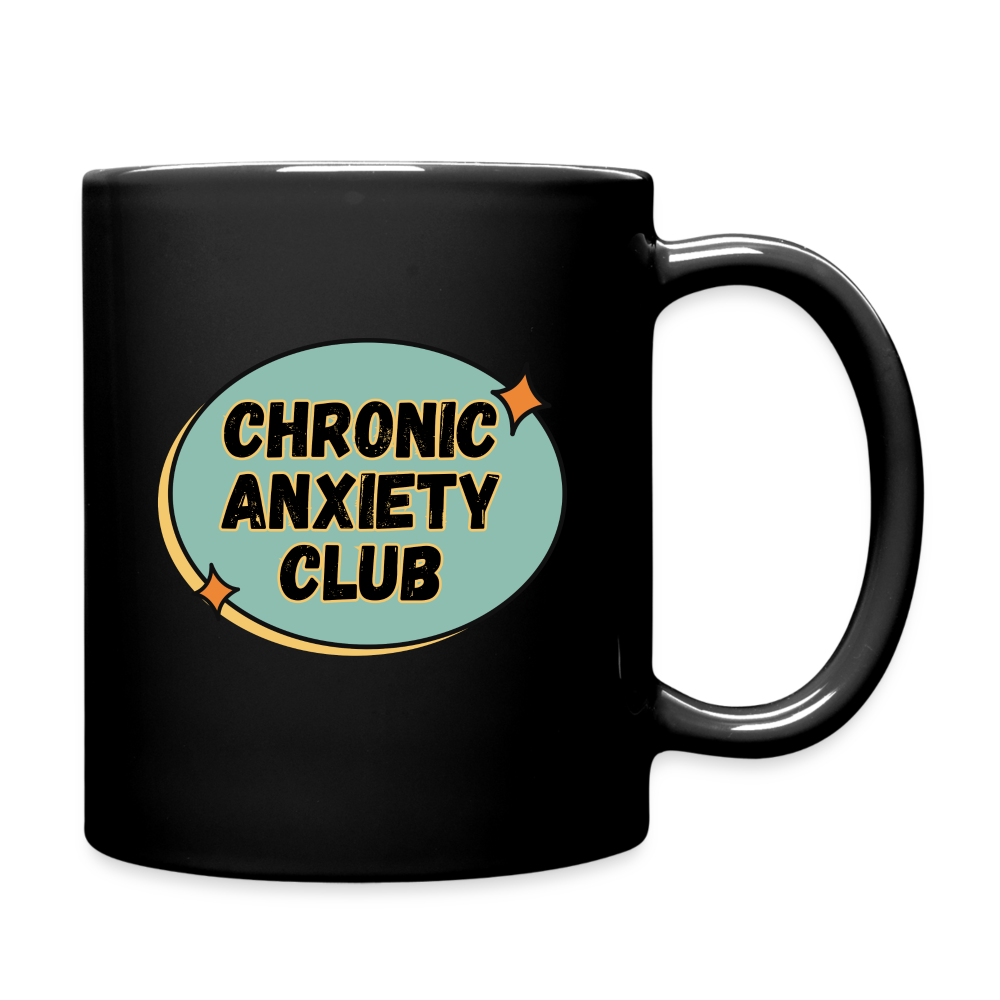 ANXIETY CLUB MUG - black