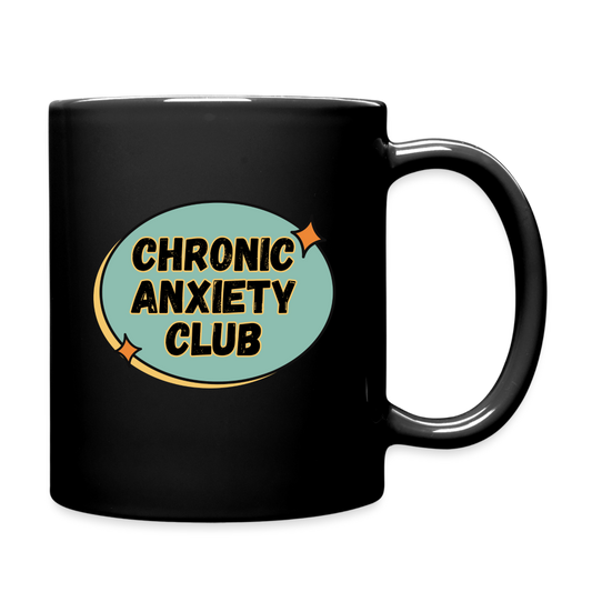 ANXIETY CLUB MUG - black