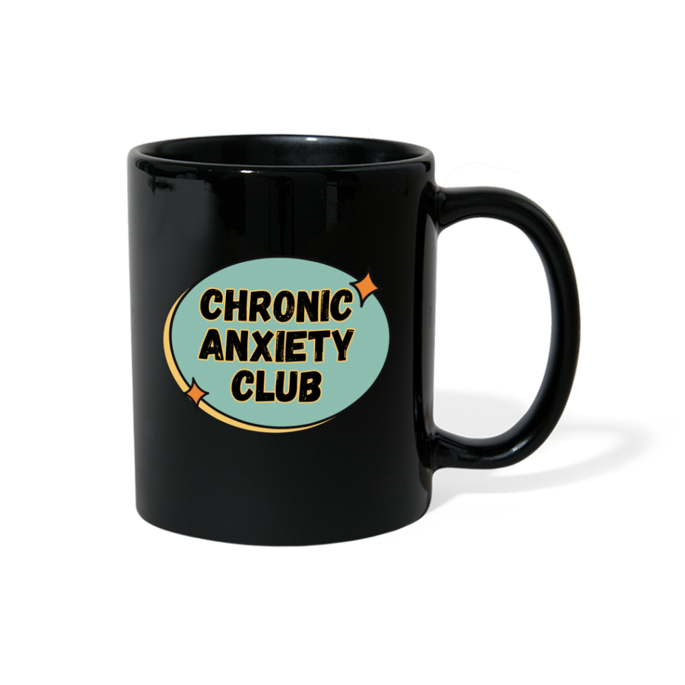 ANXIETY CLUB MUG - black