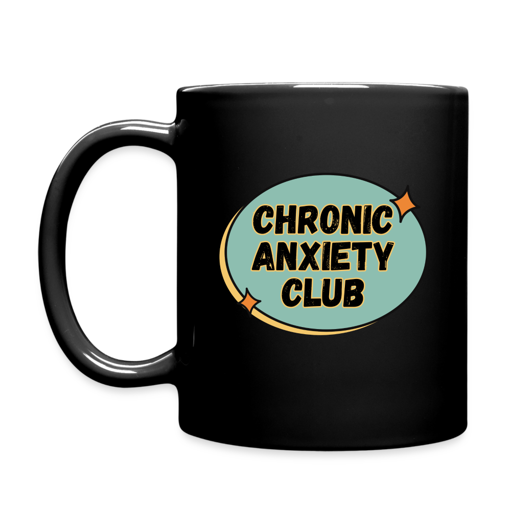 ANXIETY CLUB MUG - black