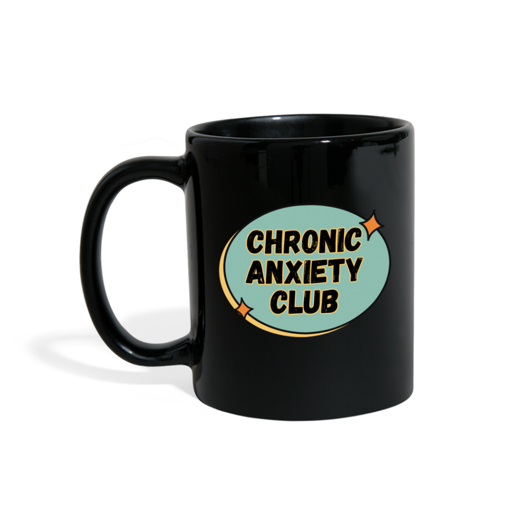 ANXIETY CLUB MUG - black