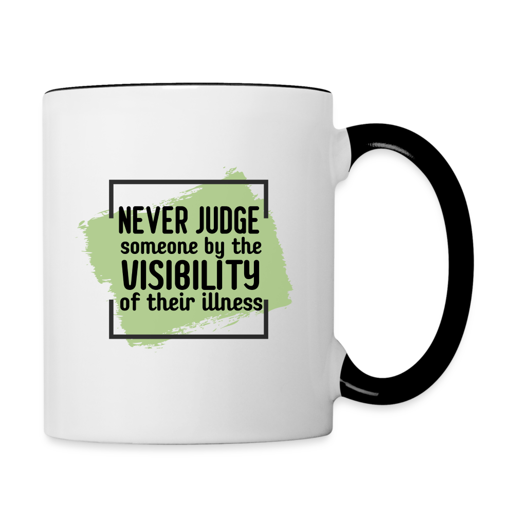 VISIBILITY MUG - white/black