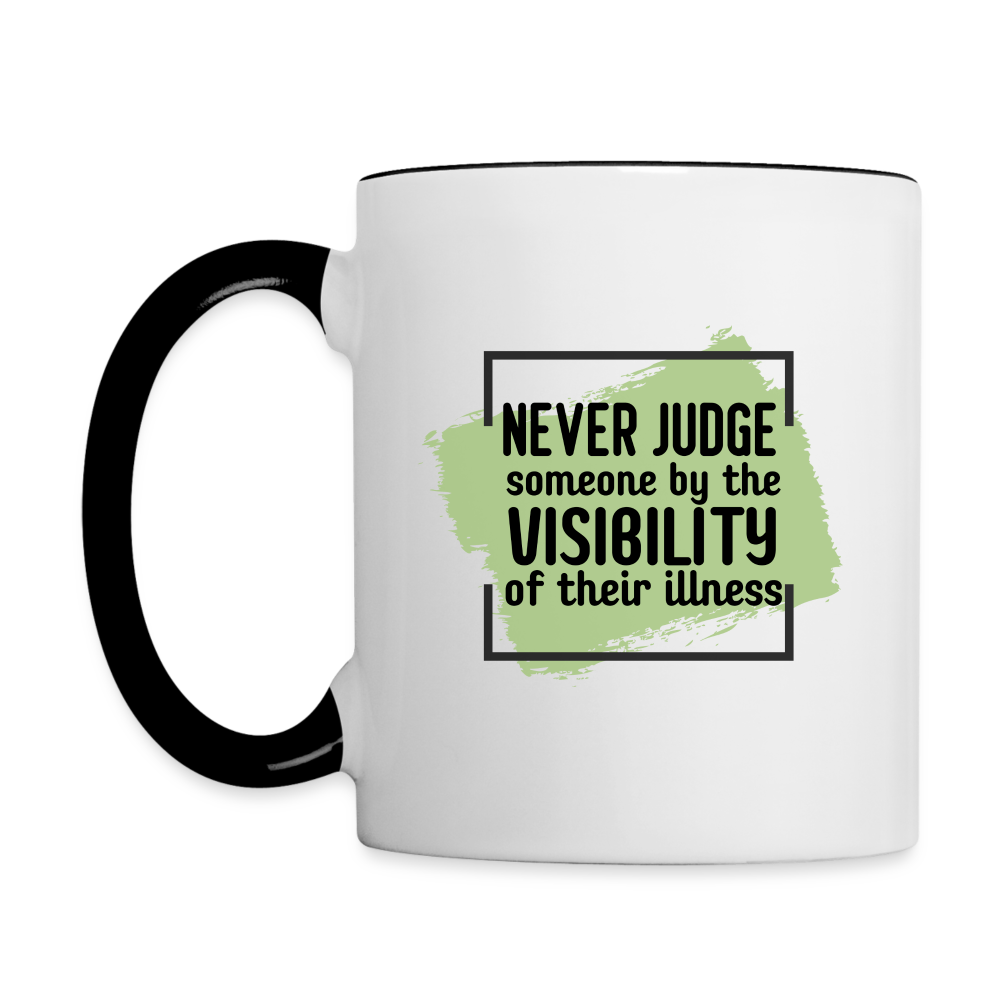 VISIBILITY MUG - white/black