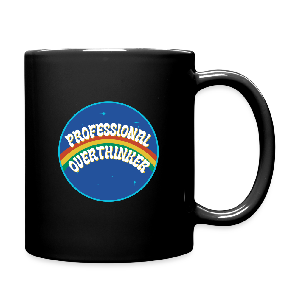 PROFESSIONAL OVERTHINKER MUG - black