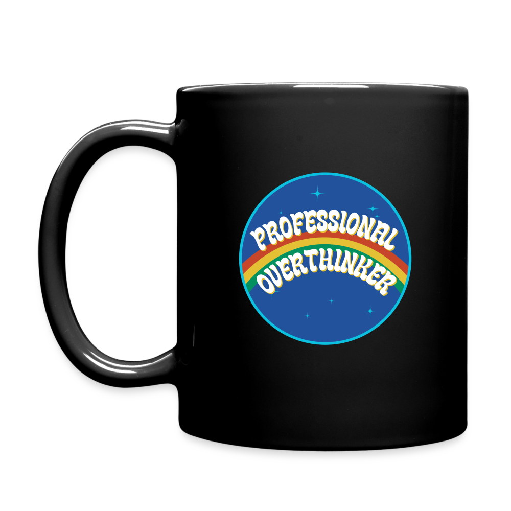 PROFESSIONAL OVERTHINKER MUG - black