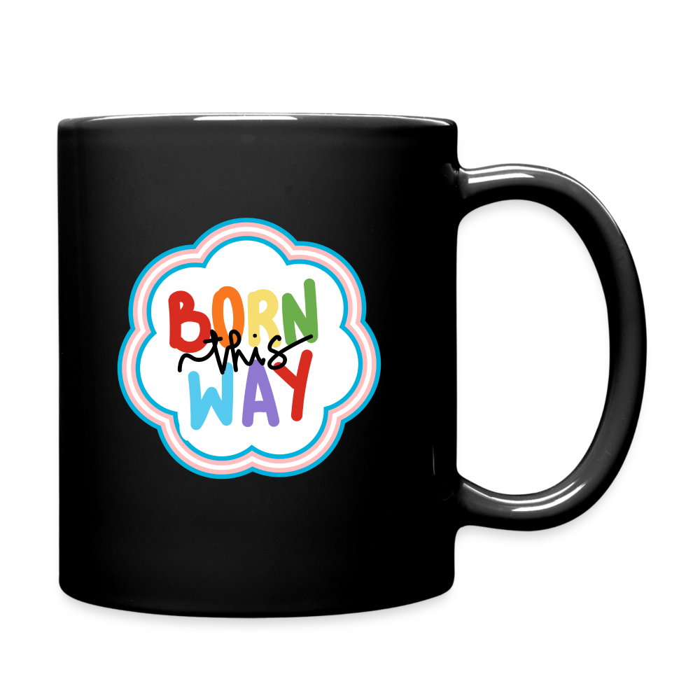 BORN THIS WAY MUG - black