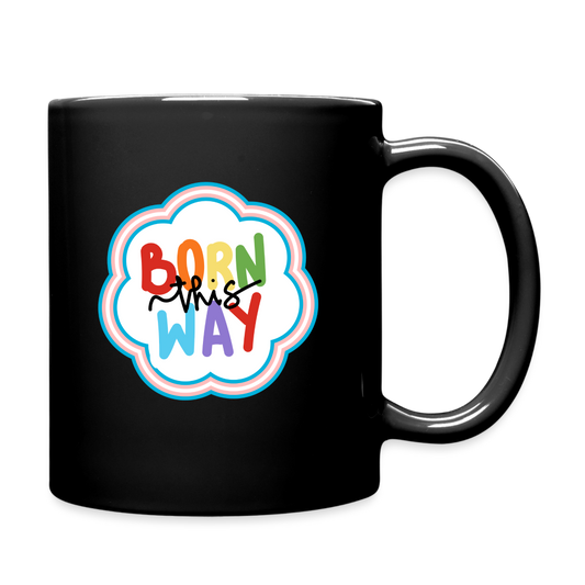 BORN THIS WAY MUG - black