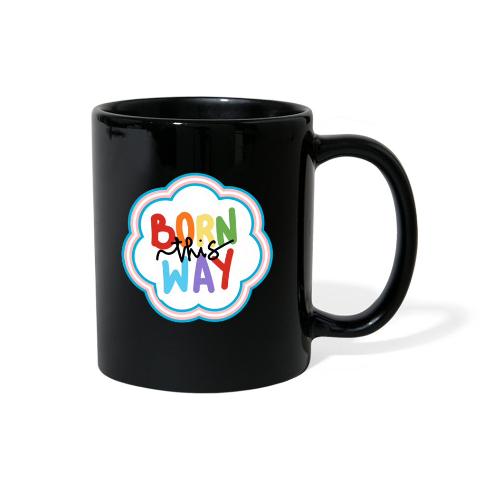 BORN THIS WAY MUG - black