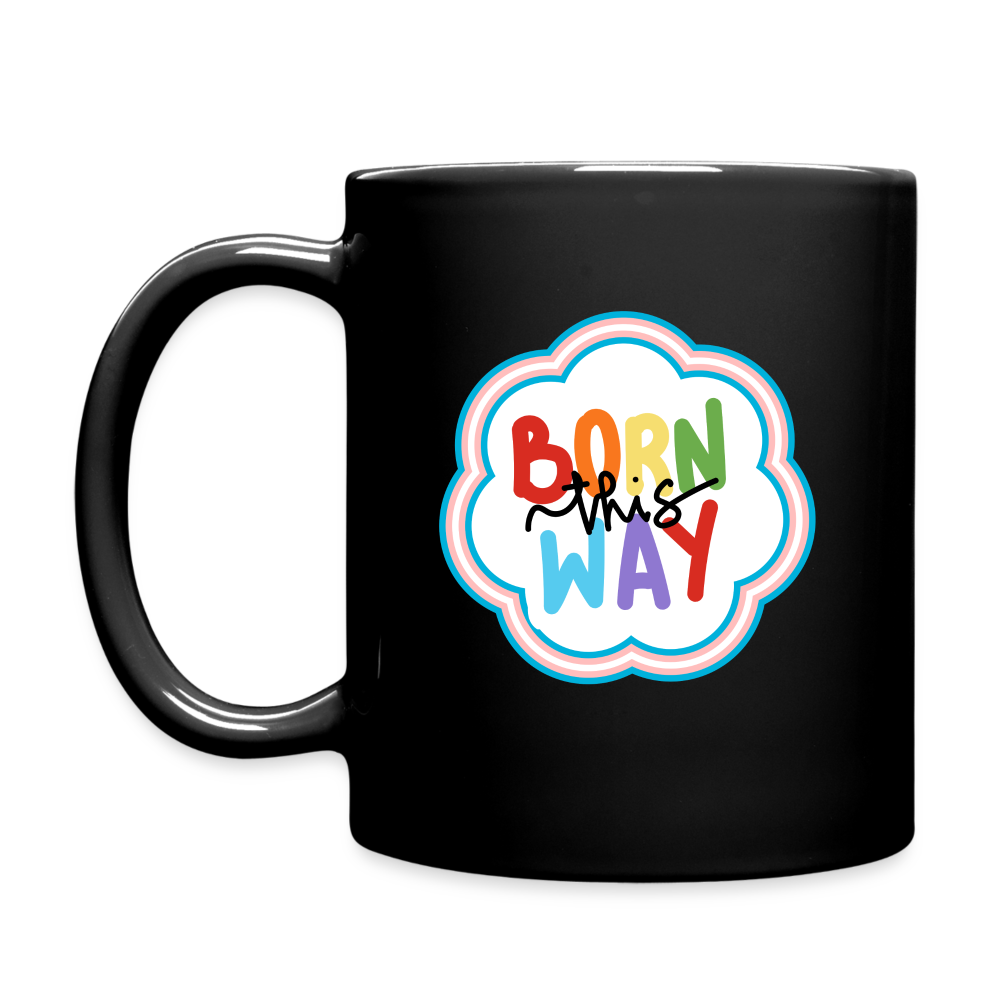 BORN THIS WAY MUG - black