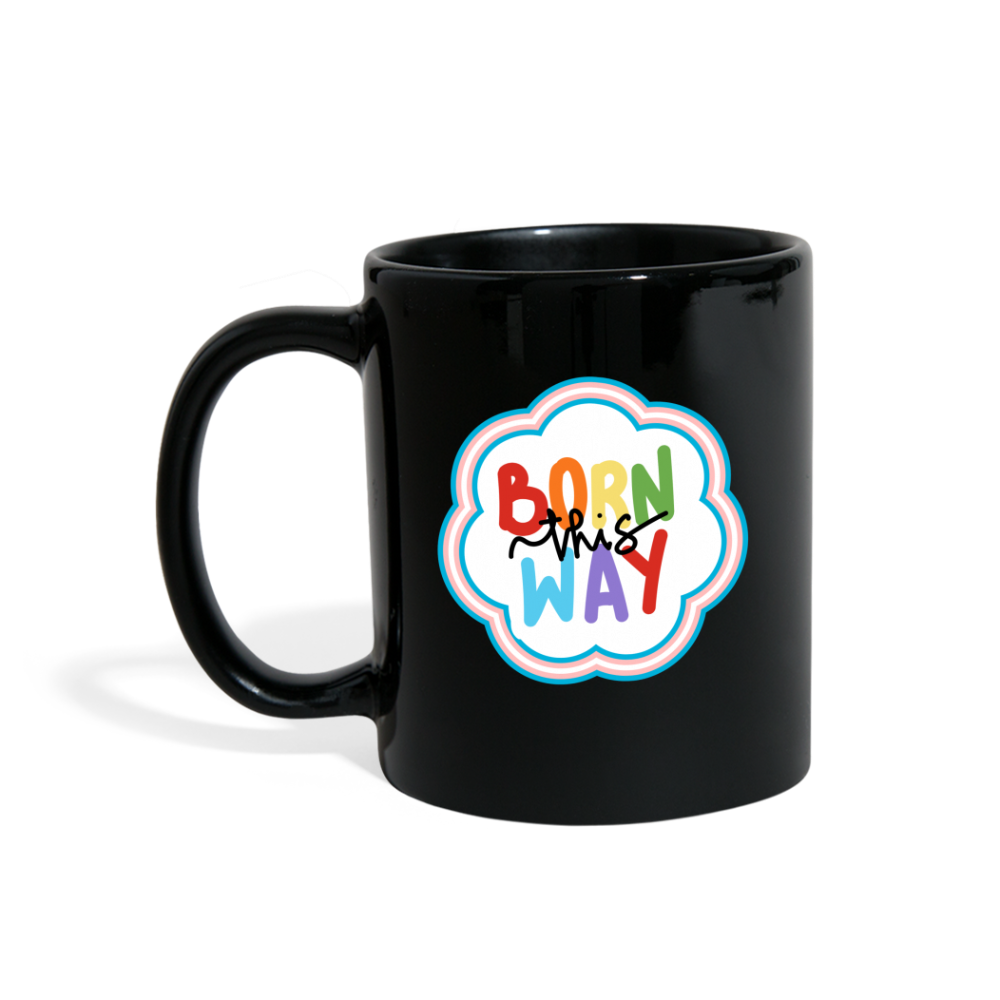 BORN THIS WAY MUG - black