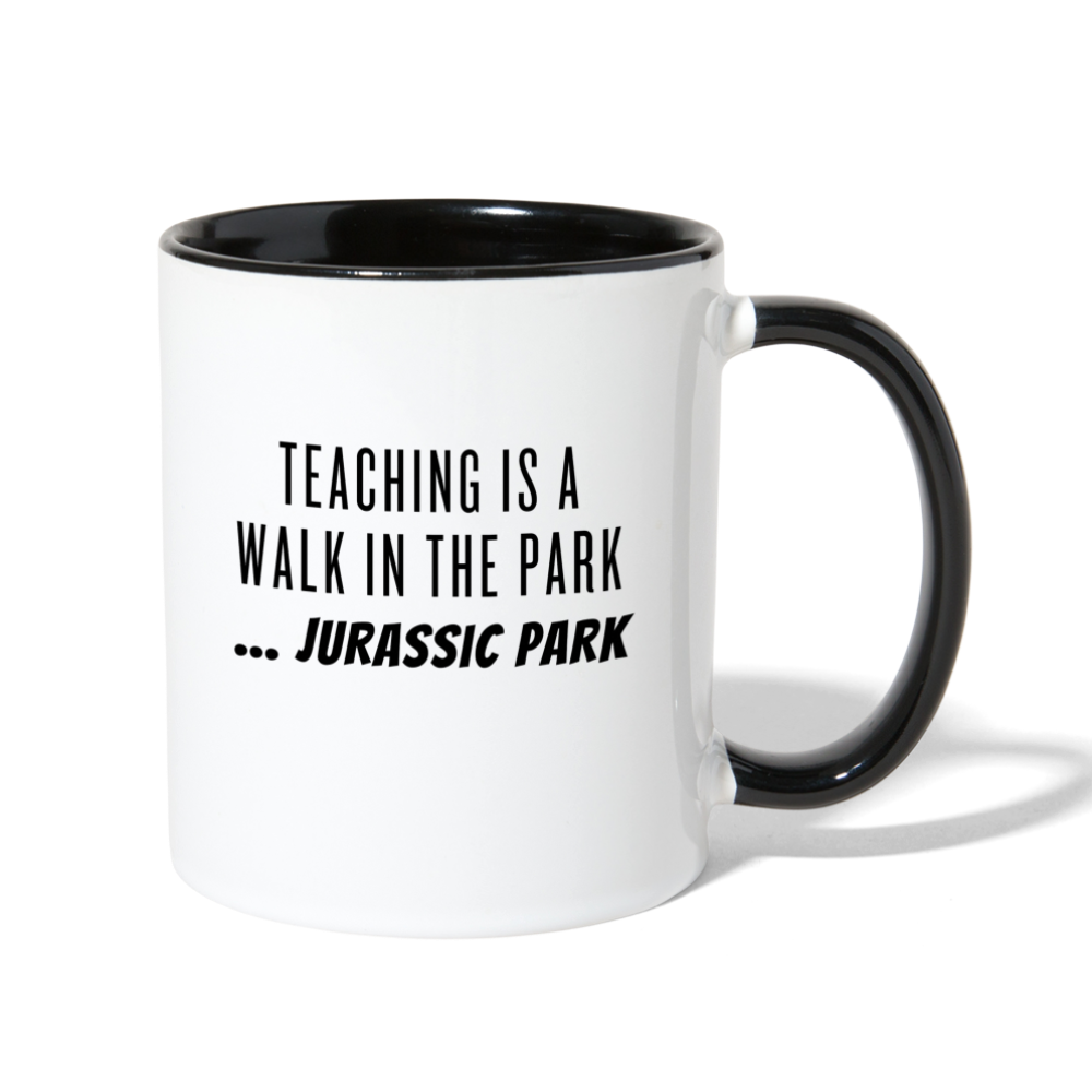 WALK IN THE PARK MUG - white/black