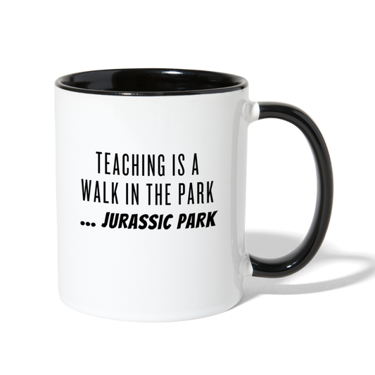 WALK IN THE PARK MUG - white/black