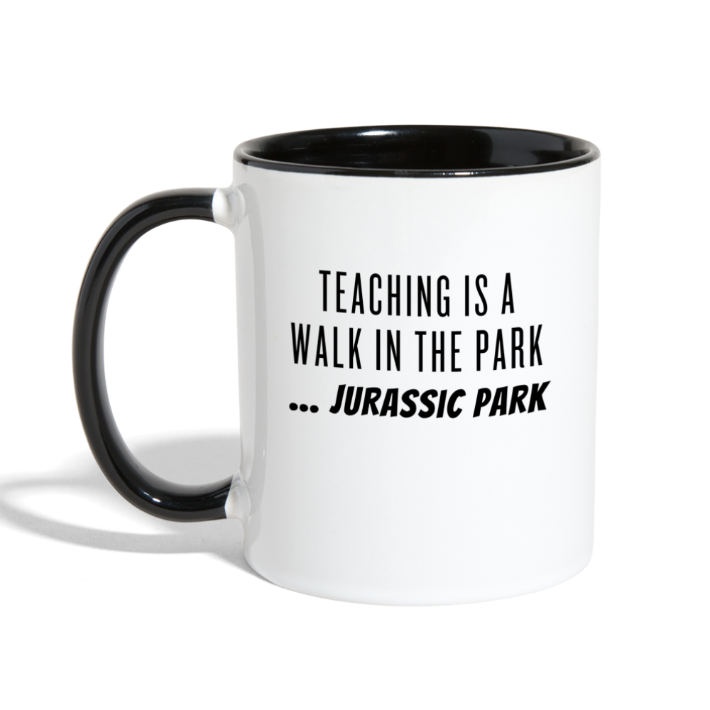 WALK IN THE PARK MUG - white/black