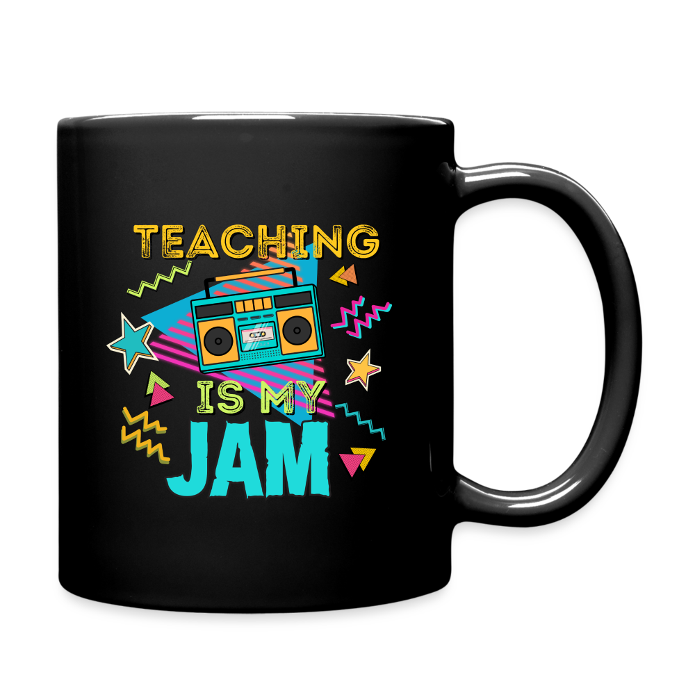 TEACHING IS MY JAM MUG - black