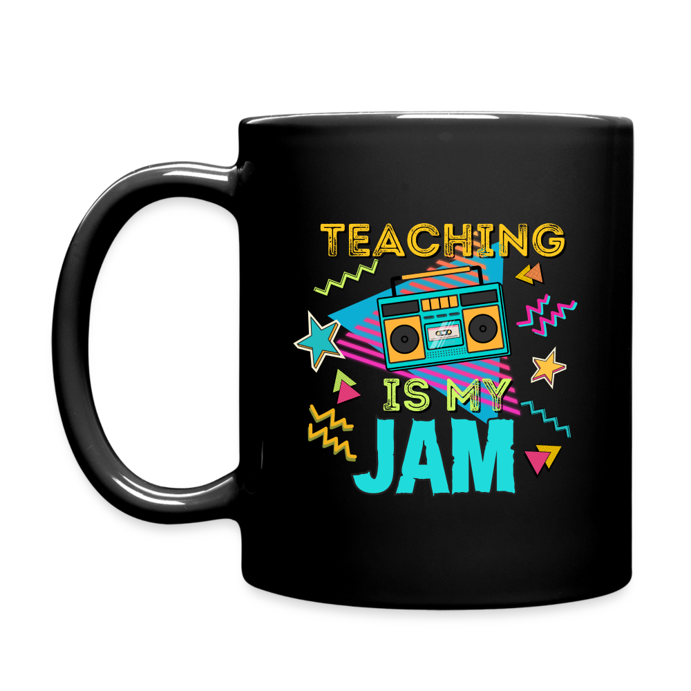 TEACHING IS MY JAM MUG - black