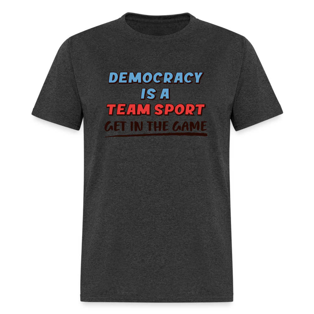 TEAM SPORT TEE - heather black