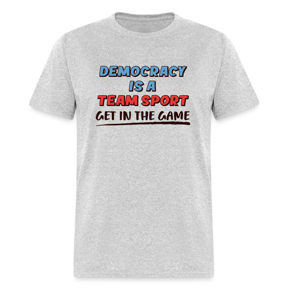 TEAM SPORT TEE - heather gray