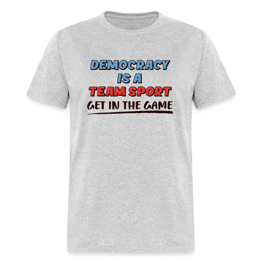 TEAM SPORT TEE - heather gray