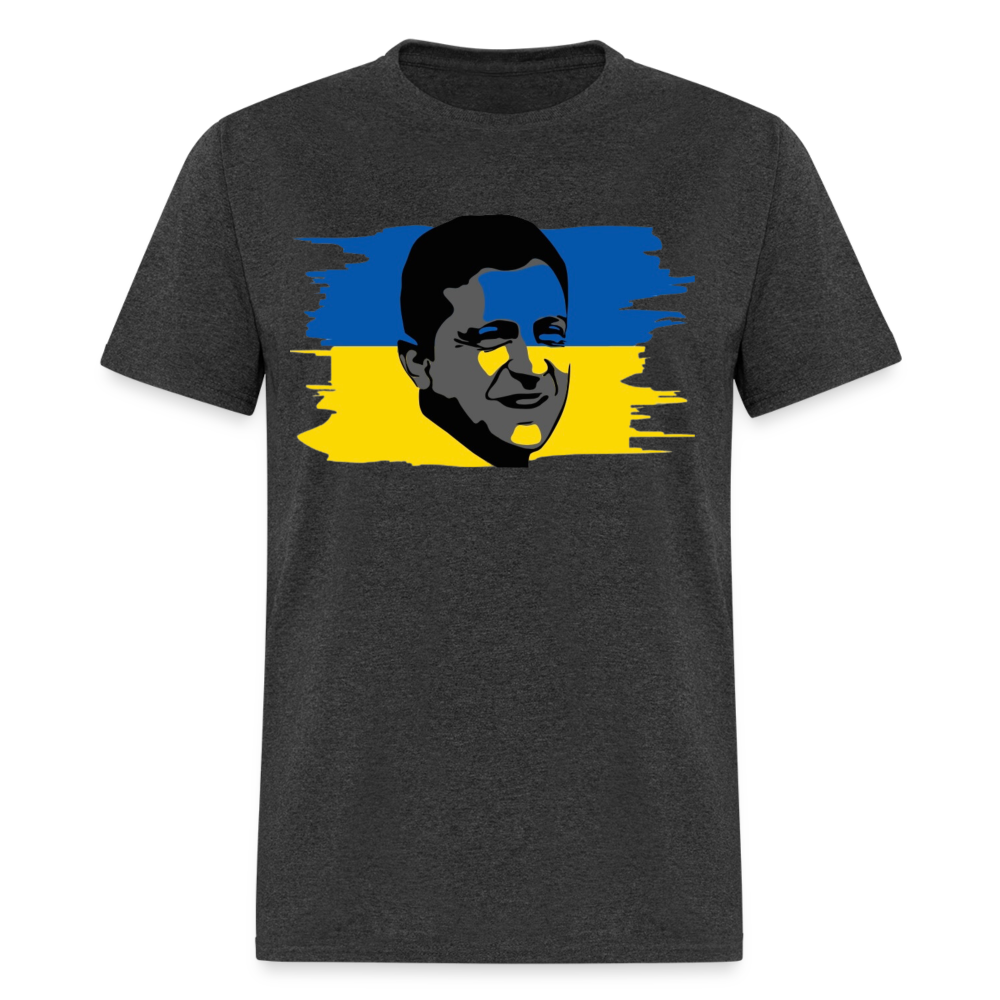 ZELENSKYY  TEE - heather black