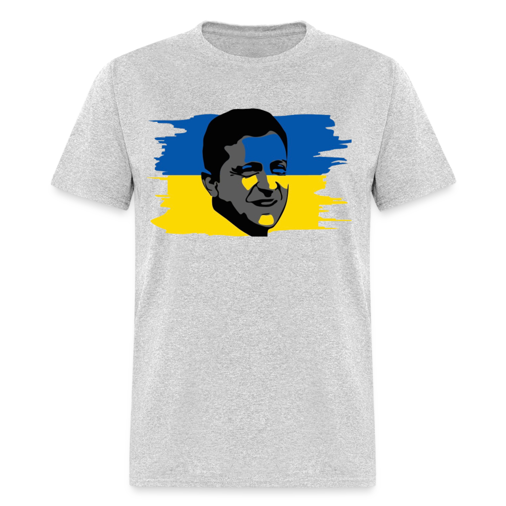 ZELENSKYY  TEE - heather gray