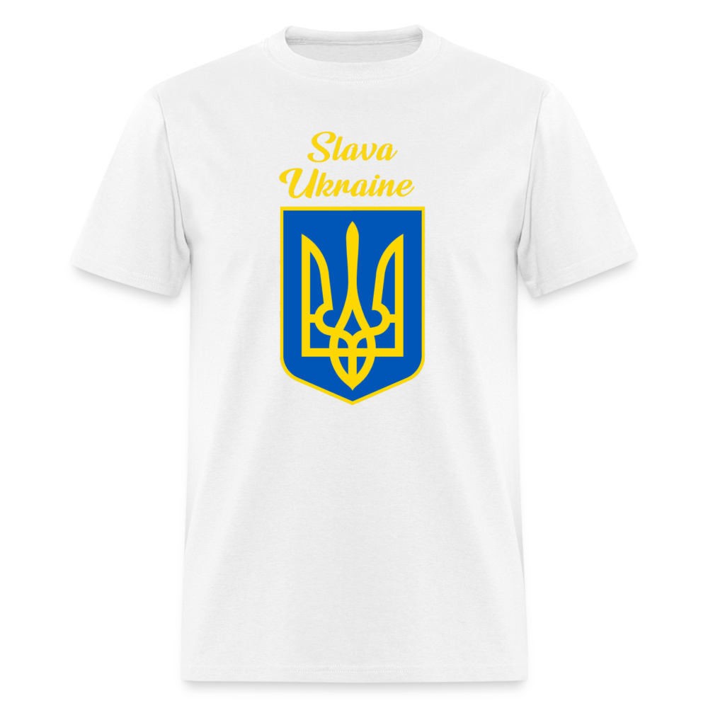 SLAVA UKRAINE TEE - white