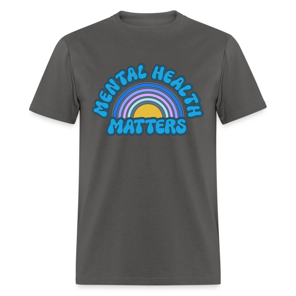 MENTAL HEALTH MATTERS TEE - charcoal