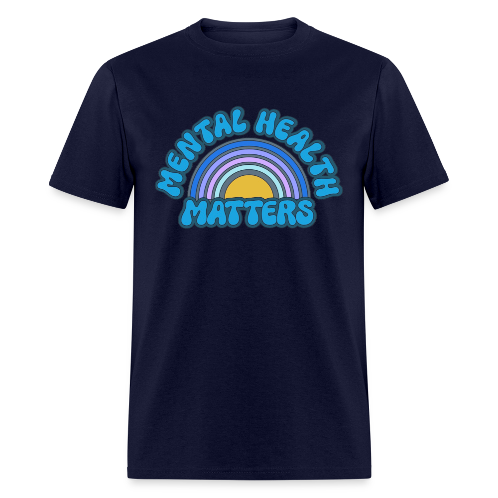 MENTAL HEALTH MATTERS TEE - navy