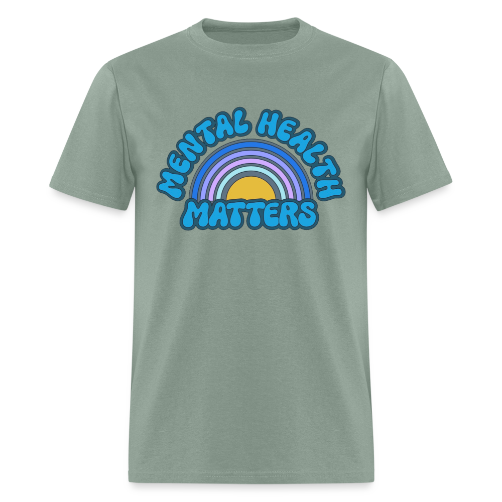 MENTAL HEALTH MATTERS TEE - sage