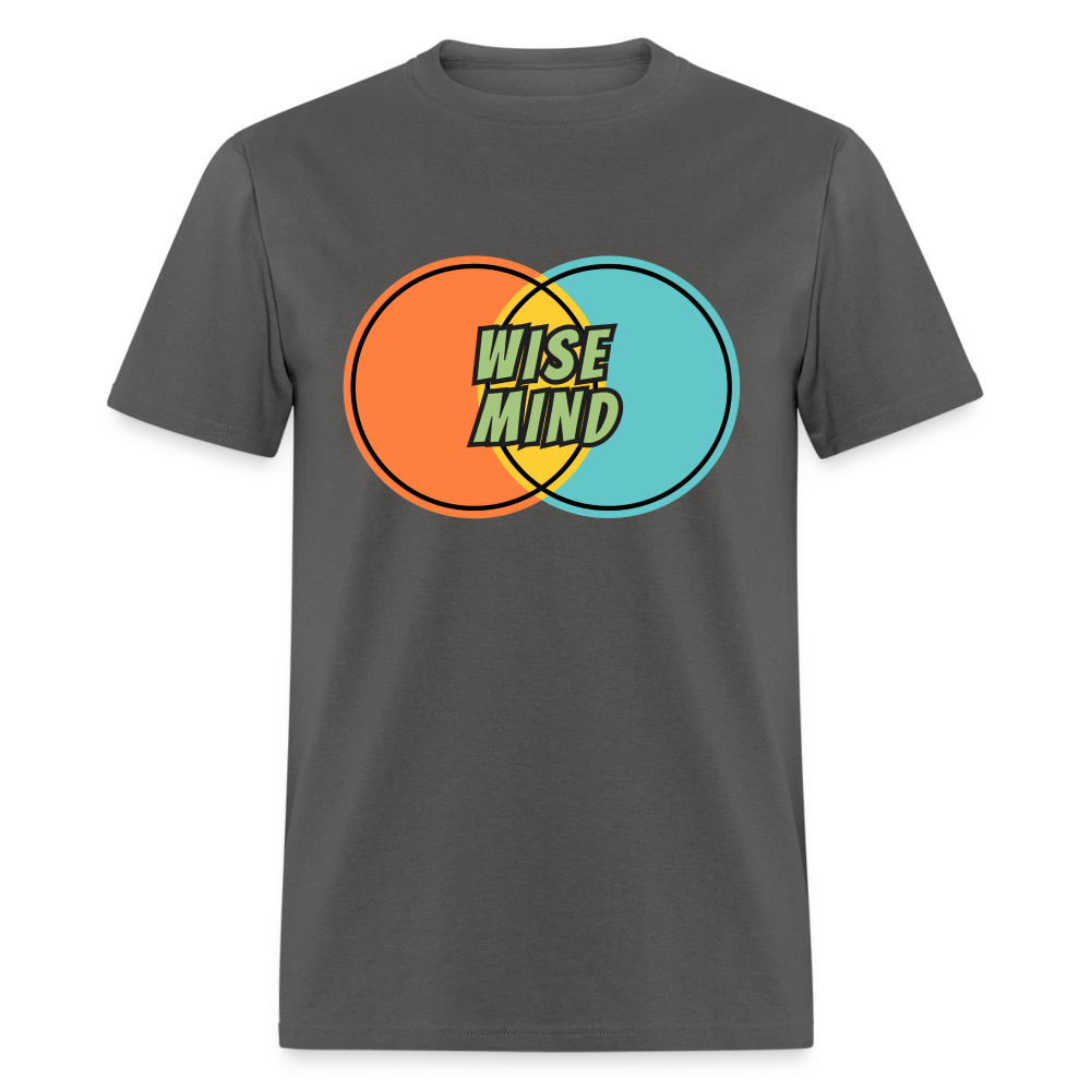 WISE MIND TEE - charcoal