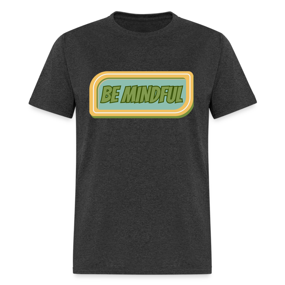 MINDFUL TEE - heather black