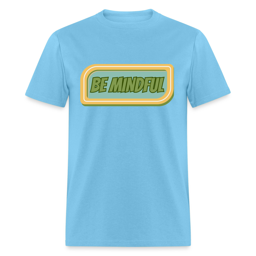 MINDFUL TEE - aquatic blue