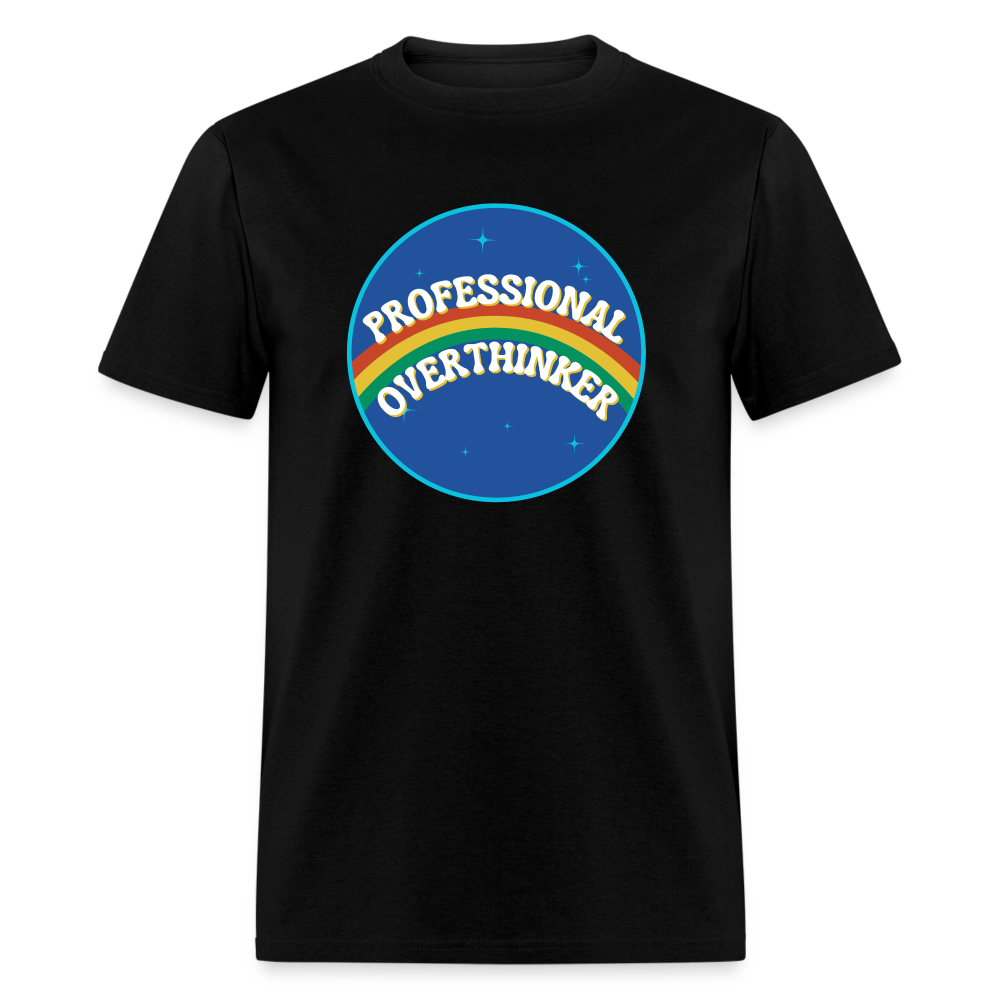 PROFESSIONAL OVERTHINKER TEE - black