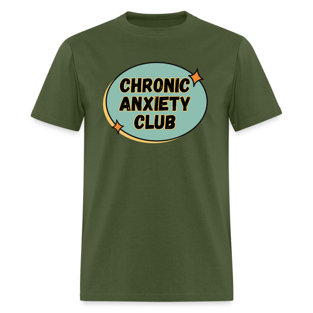 ANXIETY CLUB TEE - military green