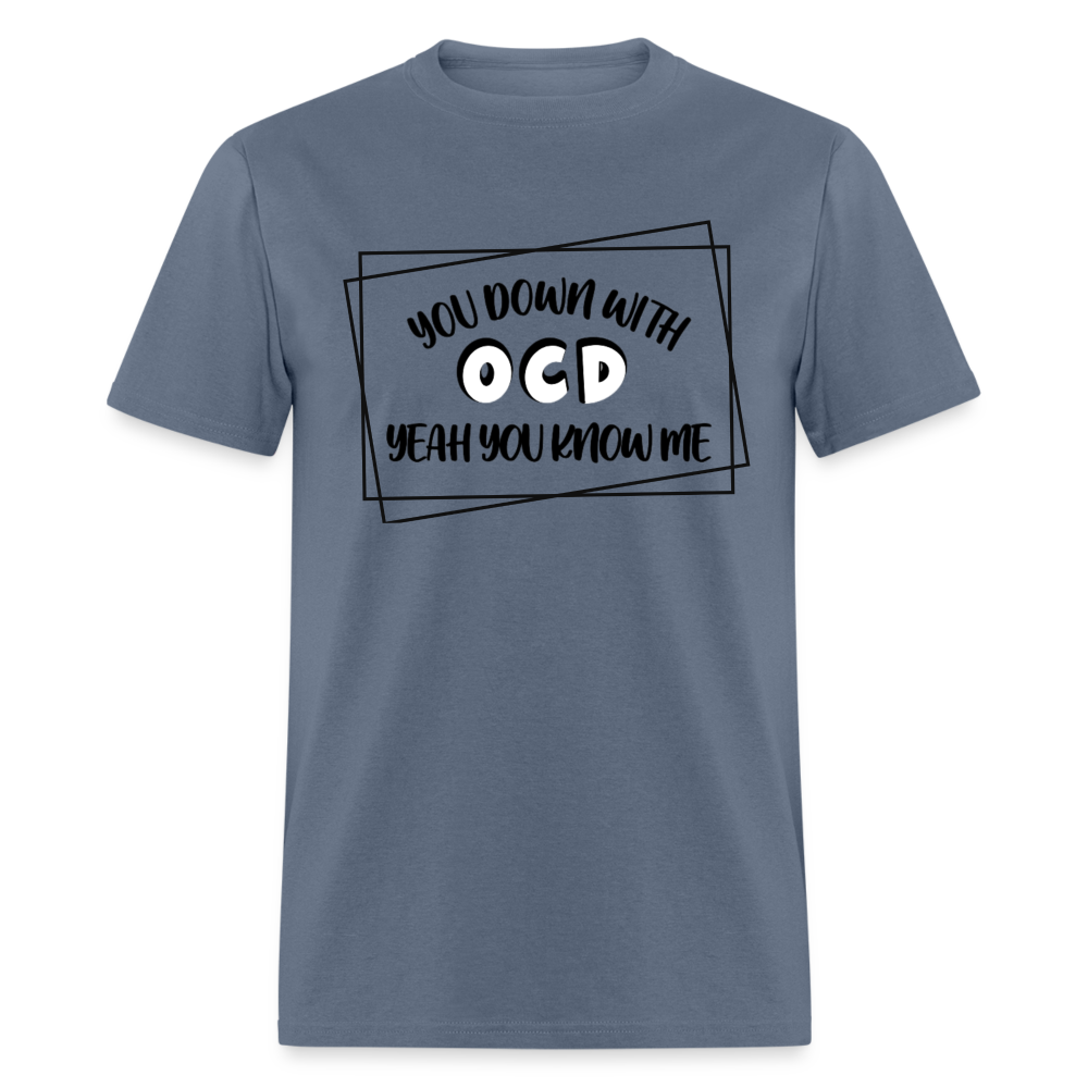 DOWN WITH OCD TEE - (Men’s) - denim