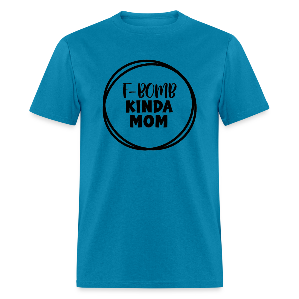 F-BOMB MOM TEE - turquoise