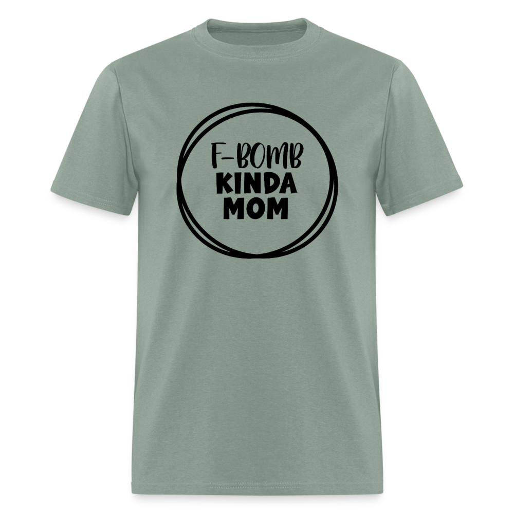 F-BOMB MOM TEE - sage