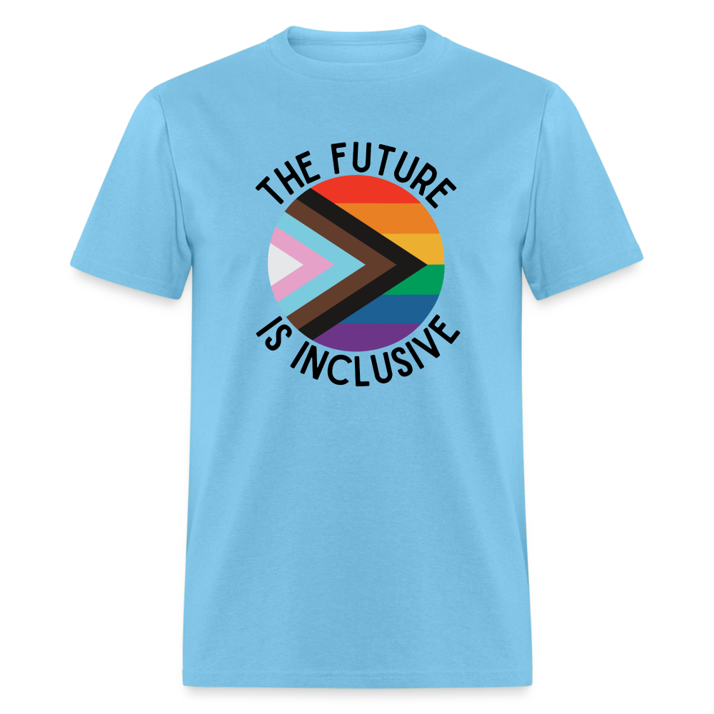 FUTURE IS INCLUSIVE TEE - aquatic blue