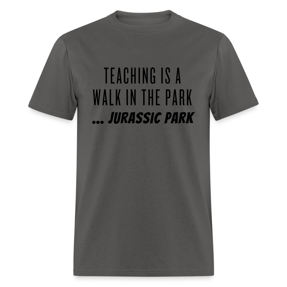 WALK IN THE PARK TEE - charcoal