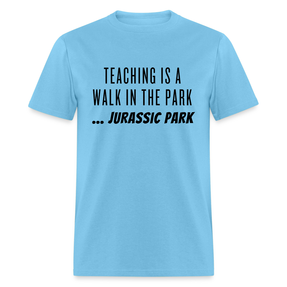 WALK IN THE PARK TEE - aquatic blue