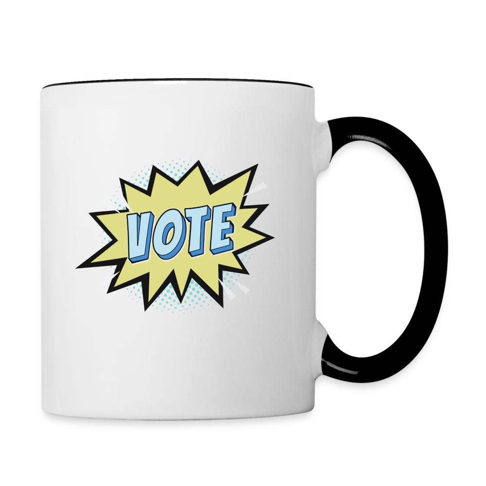 VOTE MUG - white/black