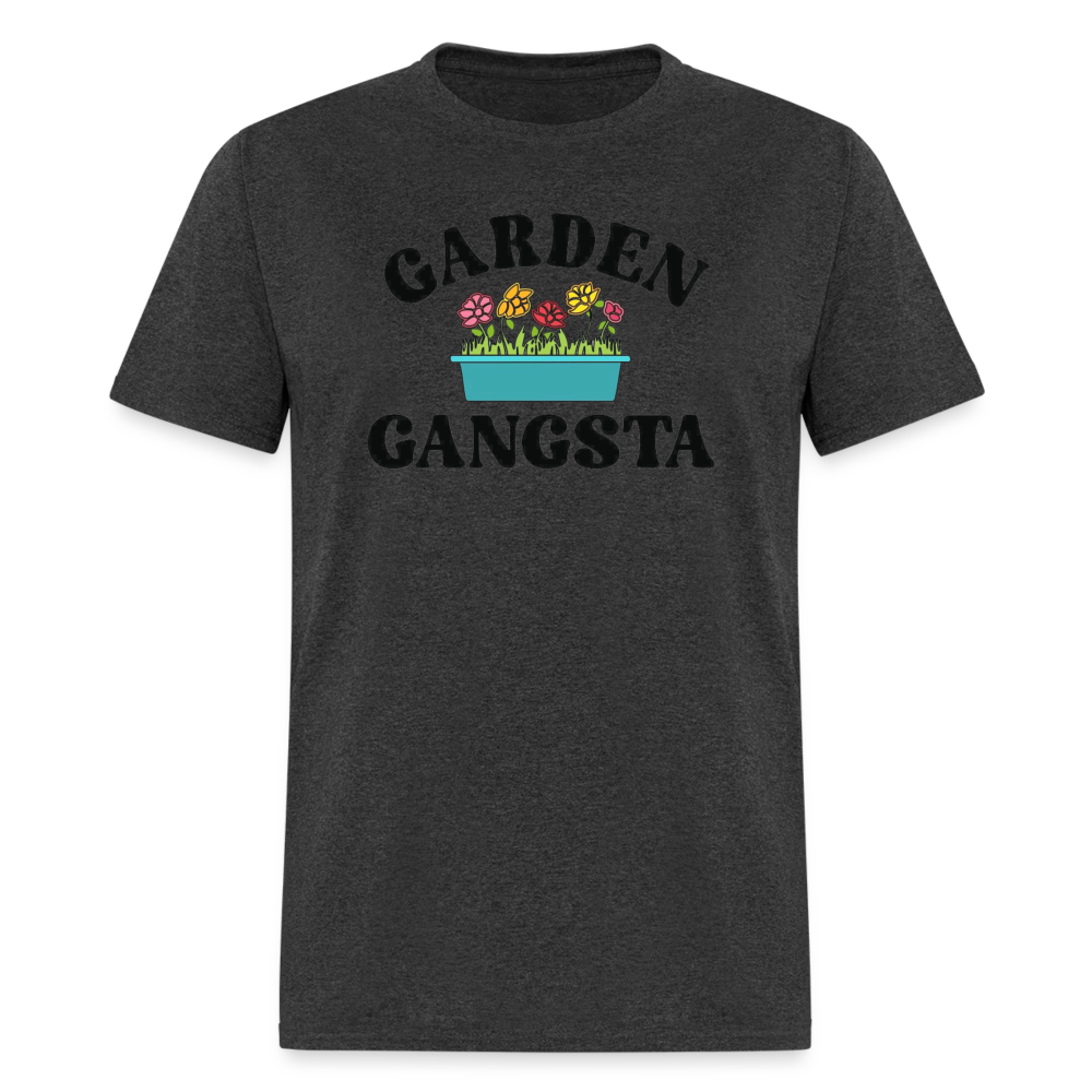 GARDEN GANGSTA TEE - heather black